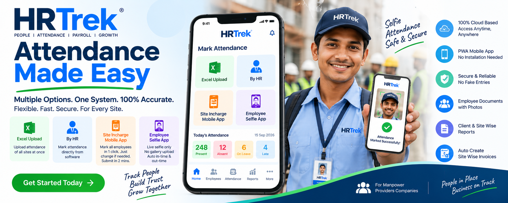 HRTrek — Attendance Made Easy